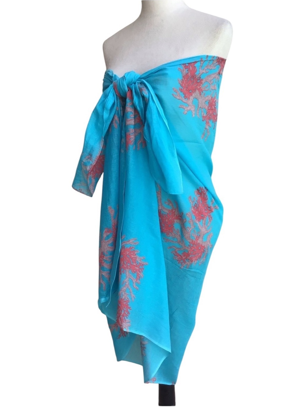 Antica Sartoria Cotton Pareo Beach Cover Up - Picture 4 of 6